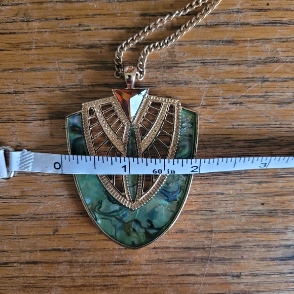 Abalone and Resin Necklace - Picture 9 of 10